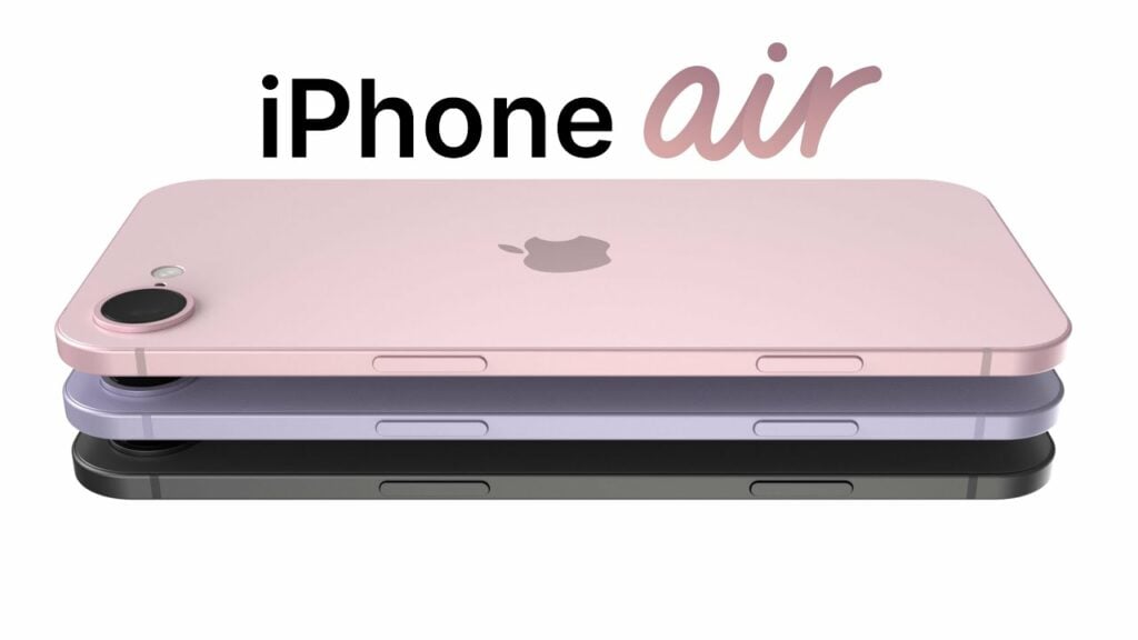 iPhone 17 Air : design ultra fin (5,5 mm), pas d'emplacement pour carte SIM ?