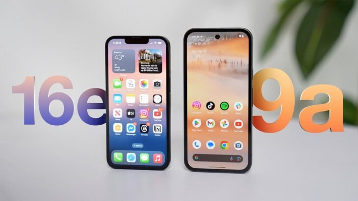 iPhone 16e vs Pixel 9a de Google : comparatif vidéo