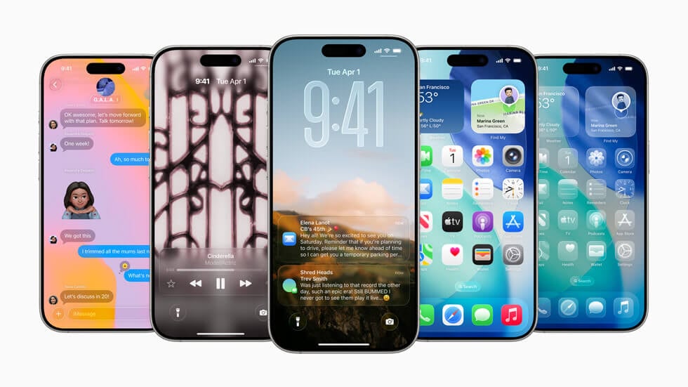 iOS 26 compatible avec les iPhone 11 et modèles plus récents