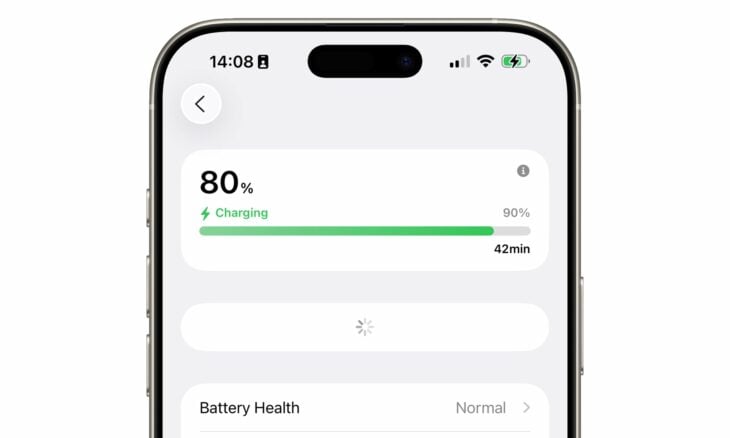 iOS 26 indique désormais le temps restant avant que la batterie soit rechargée