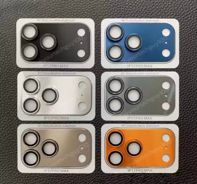 iPhone 17 Pro Max : jusqu’à six coloris révélés dans une fuite de dernière minute
