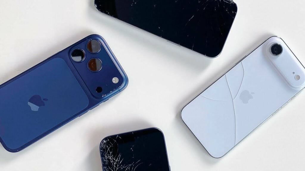 Les iPhone Air &amp; iPhone 17 Pro surpassent les modèles de l'an dernier dans les tests de solidité