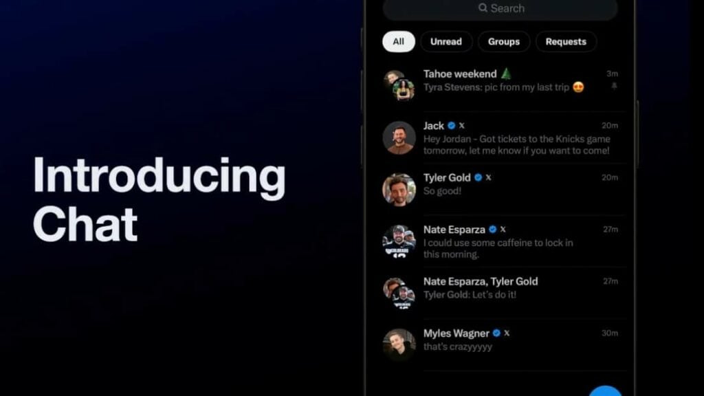 X lance son service de messagerie chiffrée « Chat »