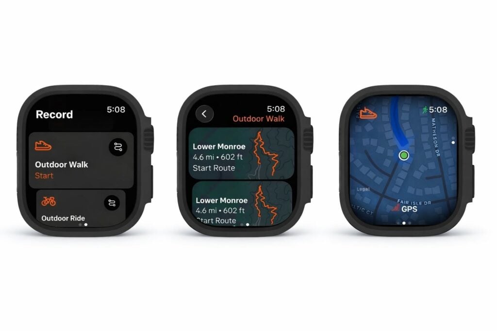 Strava sur Apple Watch gagne la navigation d'itin&eacute;raires en version b&ecirc;ta