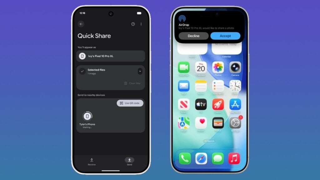 Les transferts Android vers iPhone via AirDrop désormais pris en charge sur les Pixel 9 Les transferts Android vers iPhone via AirDrop désormais pris en charge sur les Pixel 9