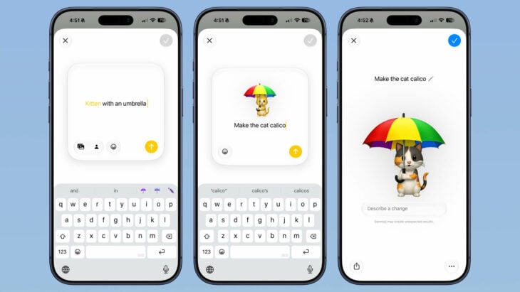 Apple revoit entièrement Genmoji dans iOS 27